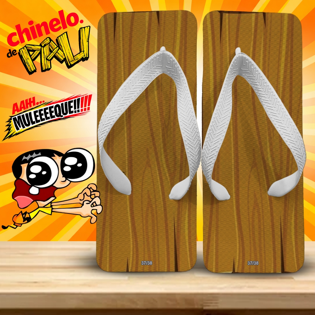 Chinelo Masculino Quadrado de Pau 😂 | Sandália | Confortável | Presente Engraçado | Chinelo Zoação Top