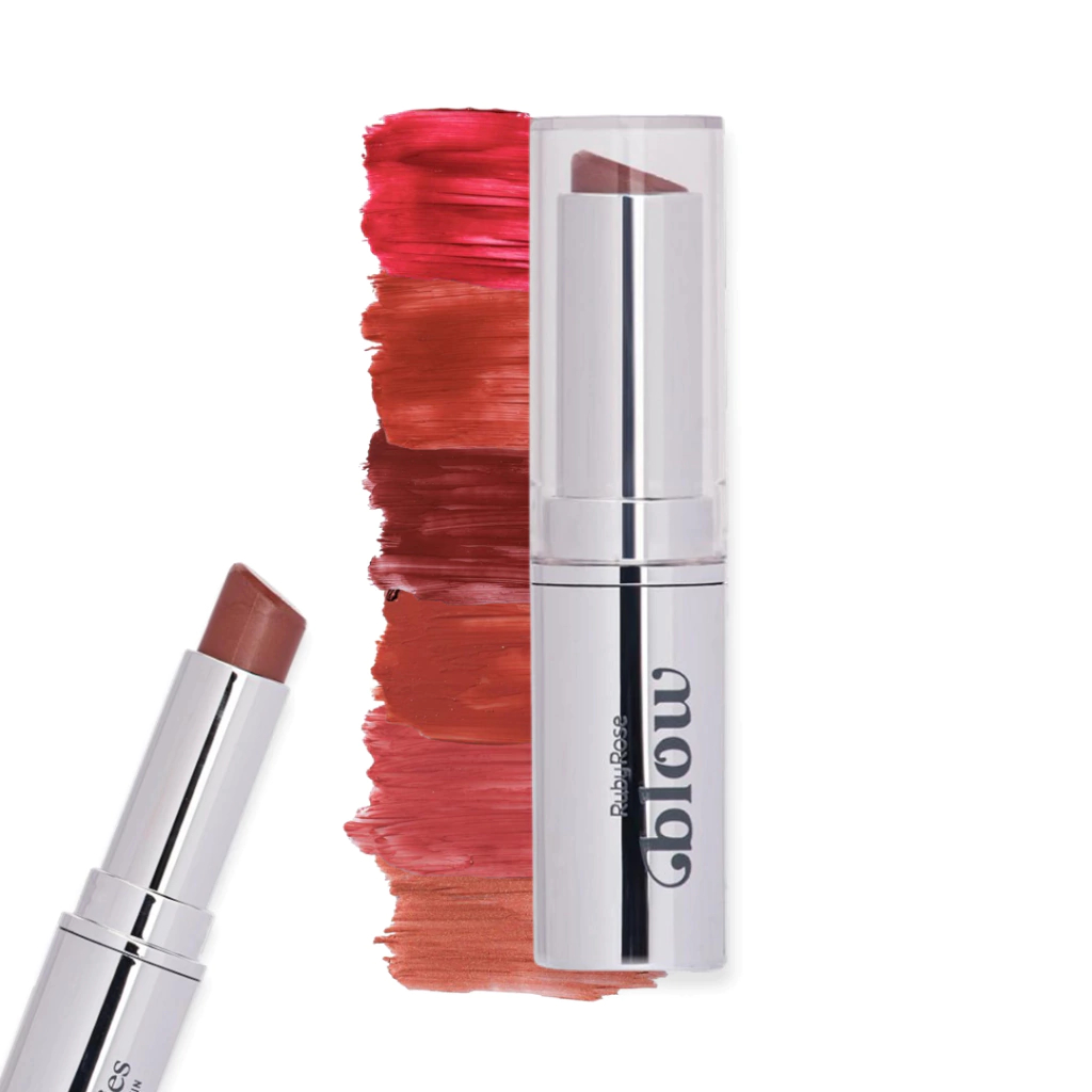 Lançamento Batom Em Bala Satin Besties Linha Blow By Ruby Rose HBL6002 - Acetinado / 6 Cores