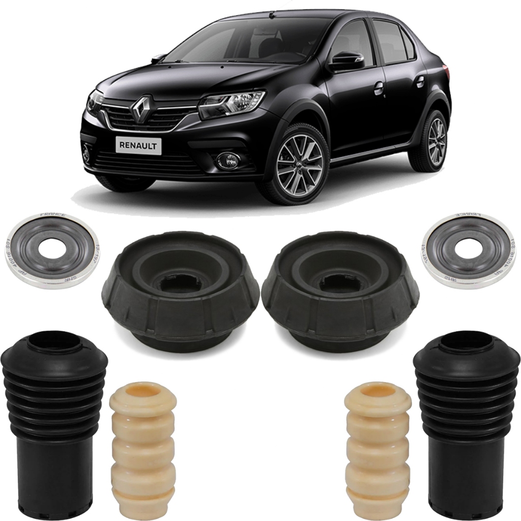 Kit Coxim Amortecedor Dianteiro Renault Logan 2014 até 2022