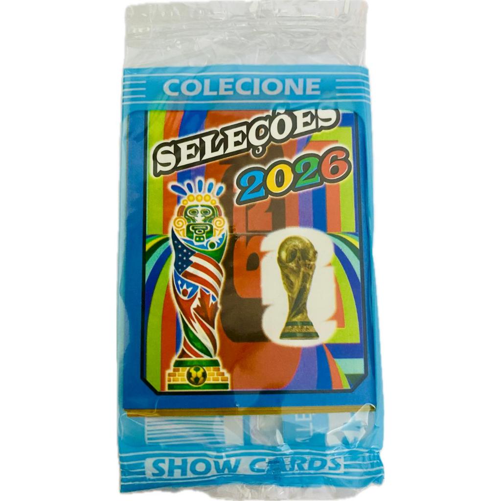 200 cards Seleções 2026 SC = 50 Pacotes Fechados em Oferta na Shopee