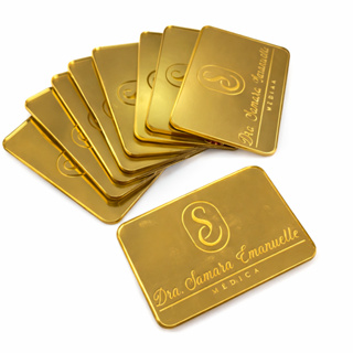 Kit Tag Personalizado 6x4 Acrilico Espelhado Brilho Plaquinha Lembrancinha Nome e Logo em Oferta na Shopee