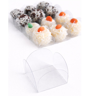 108-504 Forminha Acetato Transparente Doces Finos Brigadeiro Aniversário Casamento festas em Oferta na Shopee