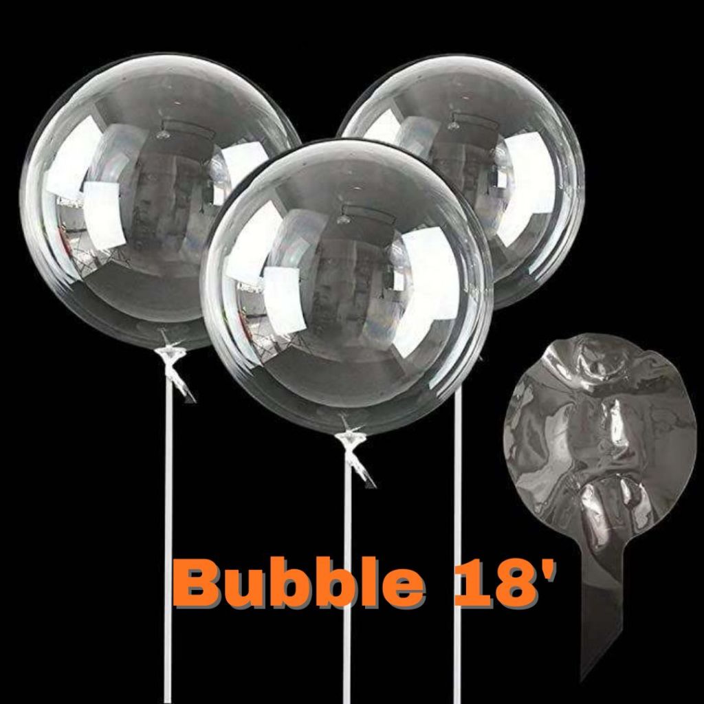 Balão Bubble Transparente 18 Polegadas Bobo Balloons Silicone Festa Balão Cristal em Oferta na Shopee
