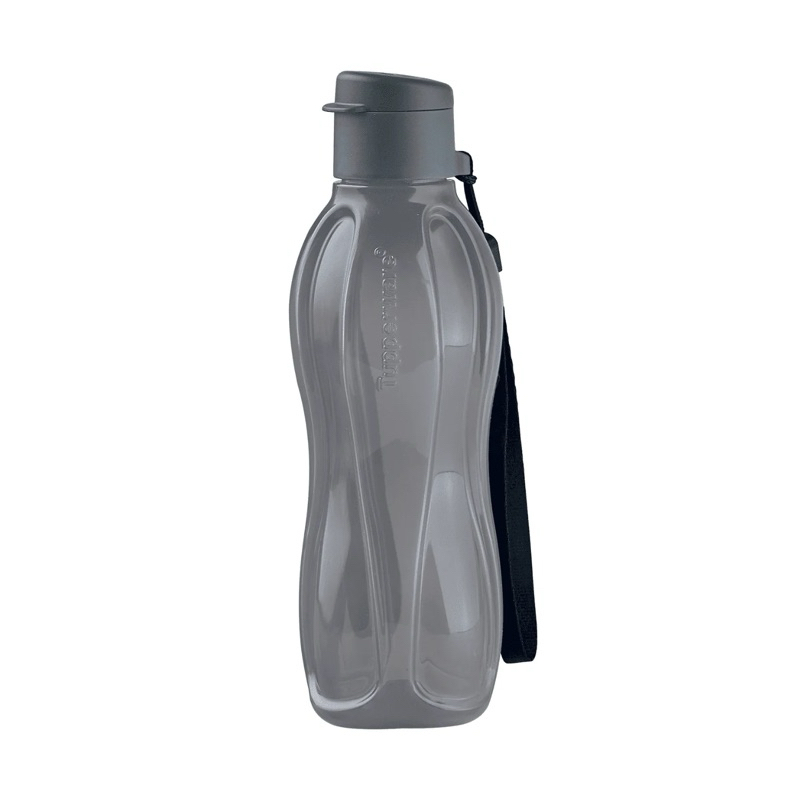 Garrafa Eco Tupper Redonda Plus Tupperware Cinza 500ml