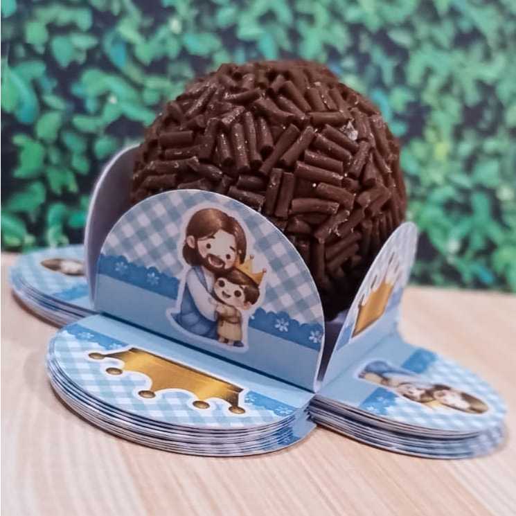 PRONTA ENTREGA - 120 a 300 Forminhas para Brigadeiro Principe de Jesus | Forminha Docinho