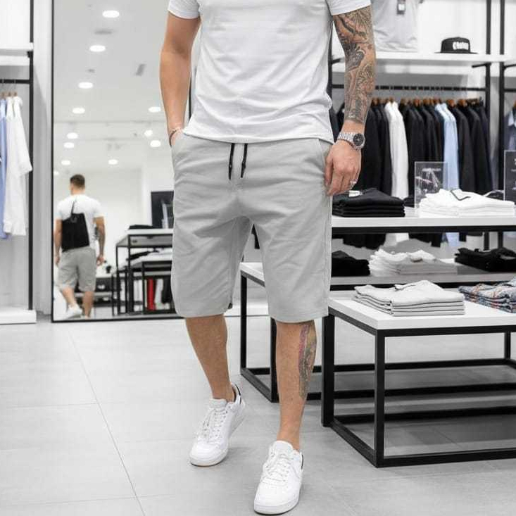 Bermuda Sarja Colorida Premium Masculino  100% Algodão Diversa Cores