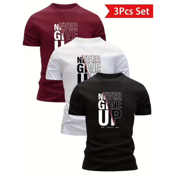 Kit 3 Camisas Camisetas Conjunto Masculino Academia Fitness Lançamento