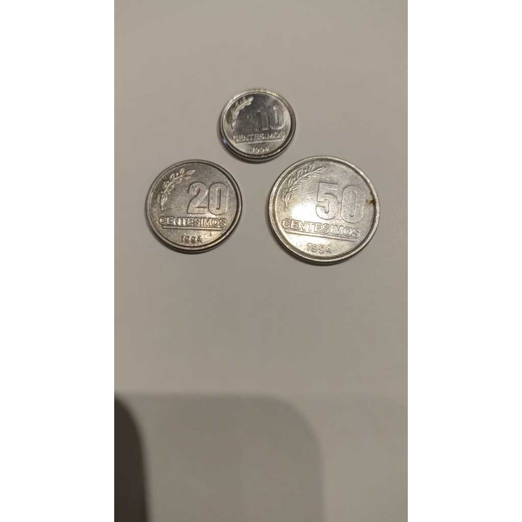 Conjunto de Moedas do Uruguai
