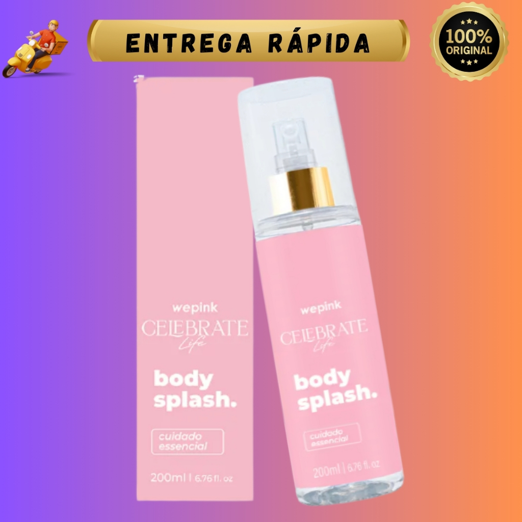 Flagrancia Perfume Body Splash C.E.L.E.B.R.A.T.E   L.I.F.E - Virgínia 200ml em Oferta na Shopee