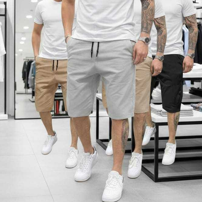 Bermuda Sarja Colorida Streetwear Style Premium Masculino 100% Algodão Diversa Cores