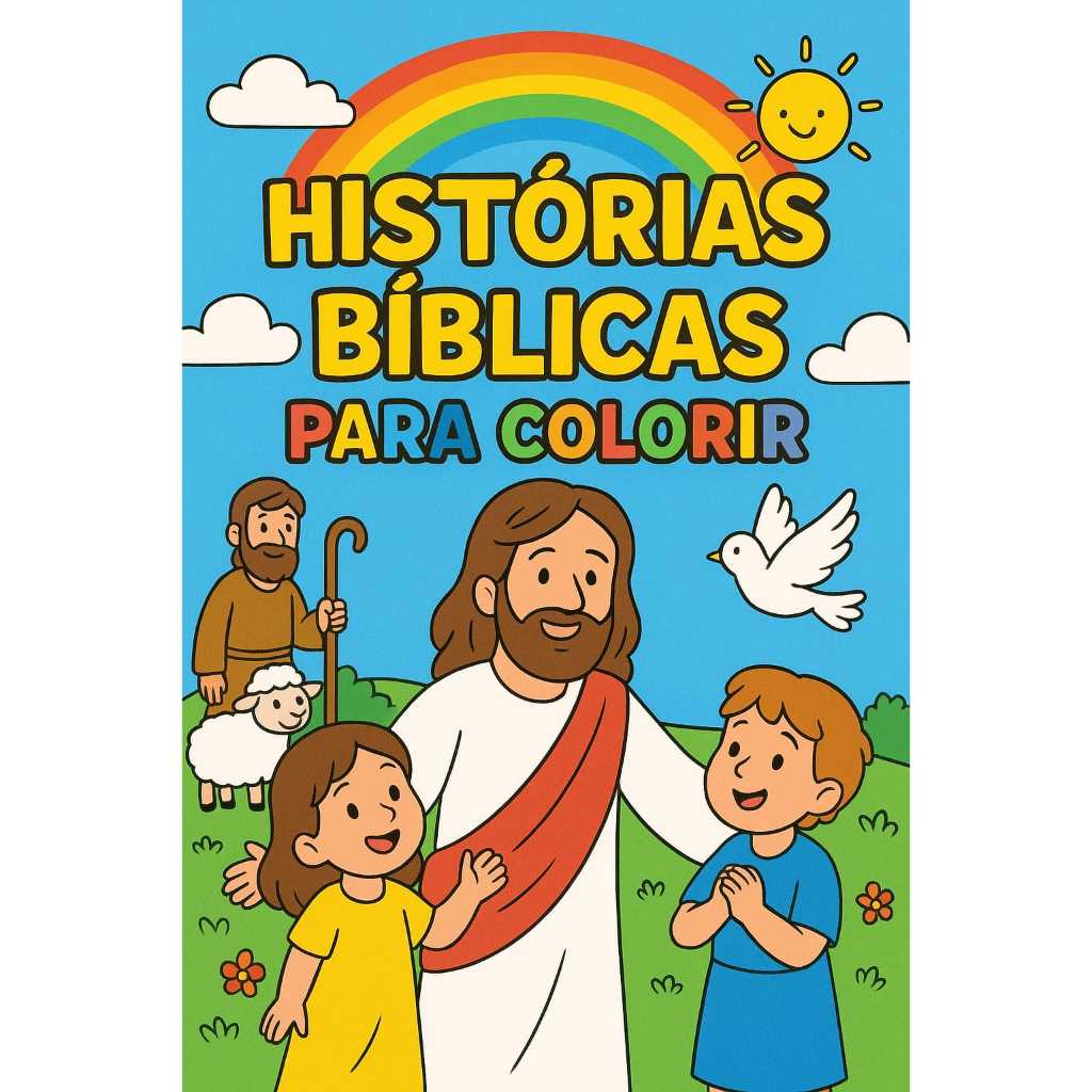 E-book Digital – histórias Bíblicas para colorir | Acesso Imediato