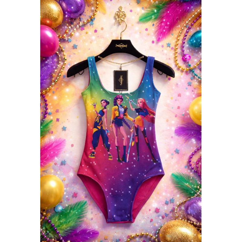 body infantil estampado K-pop