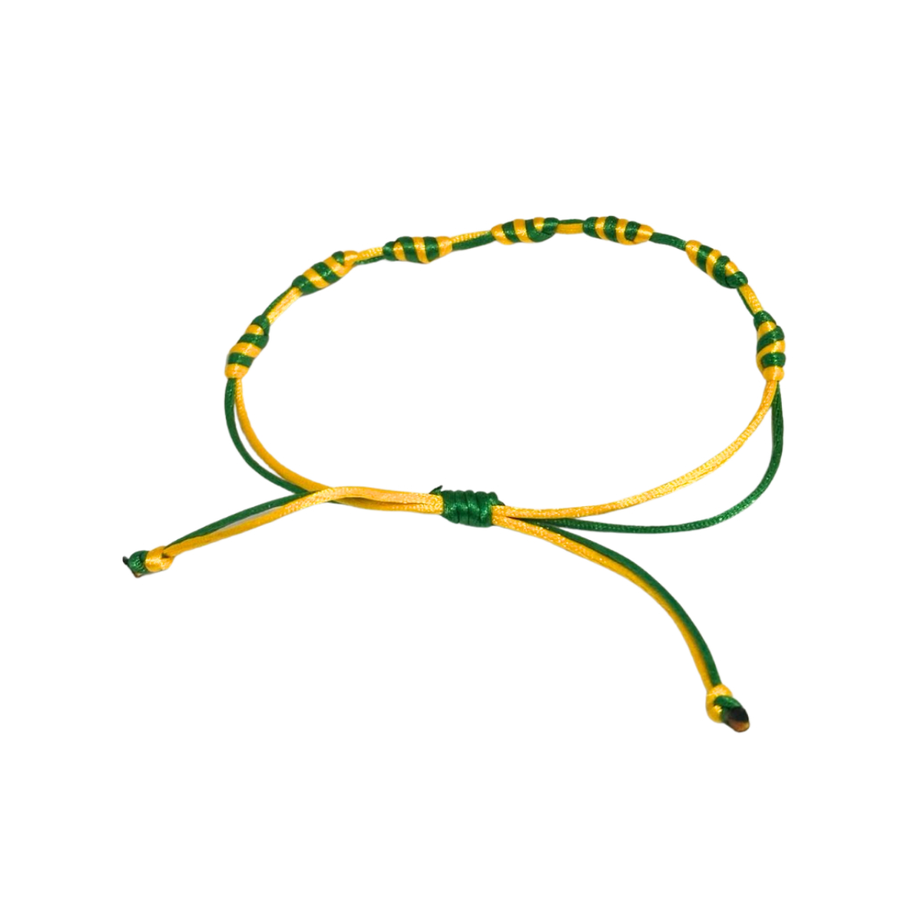 Pulseira 7 Nós - Seleção Brasileira Neymar Copa do Mundo Carnaval