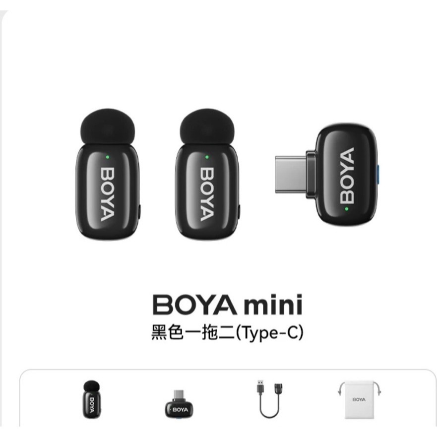 Microfone Lapela Boya Boyamini-23 Android E Iphone 15/16