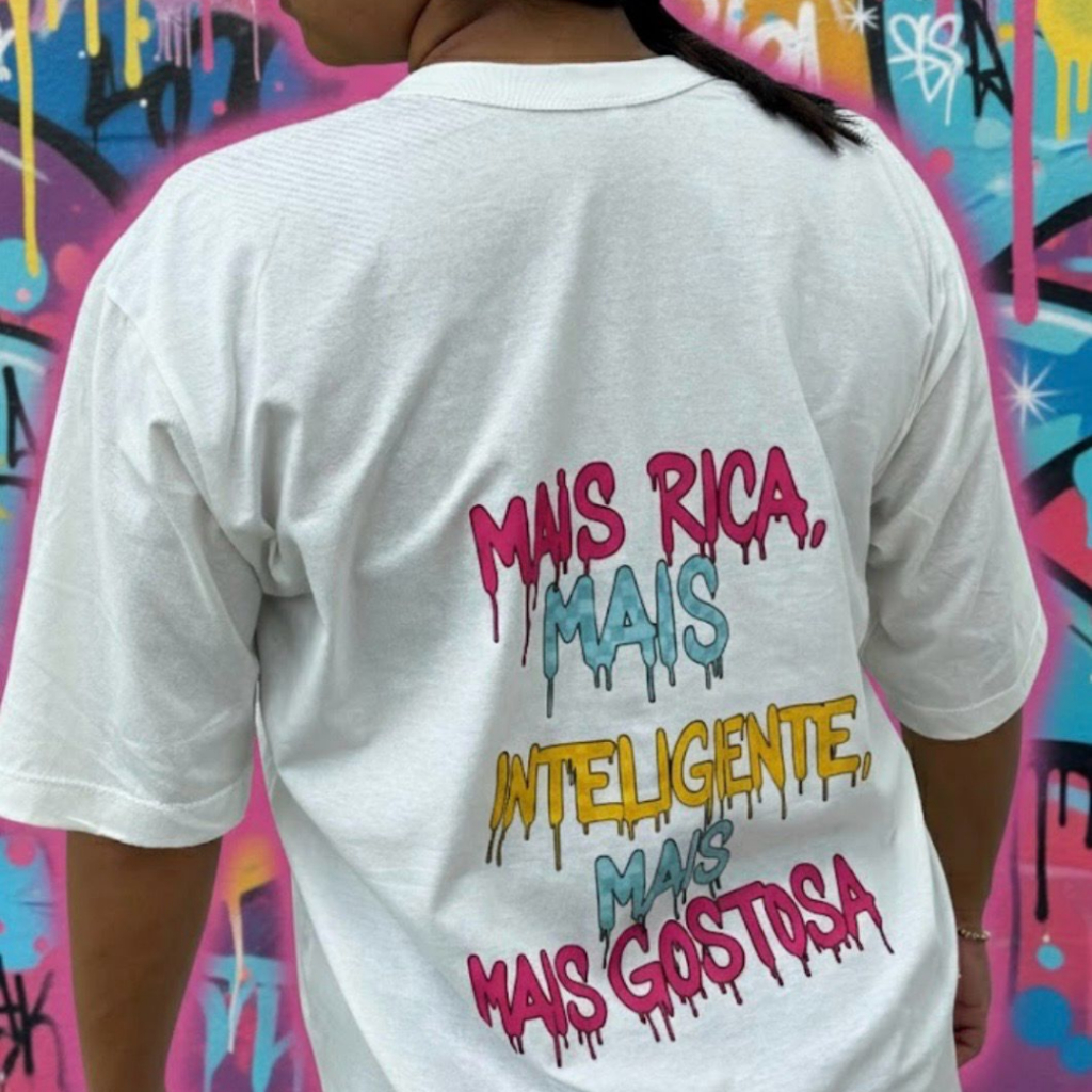 Camiseta Oversized Treino Academia Camiseta Larga Streetwear Oversize Algodão Feminina