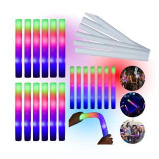 Bastão de Led Neon Espuma 5 a 15 Un Balada Festa Formatura Casamento Aniversario Confraternizacao em Oferta na Shopee
