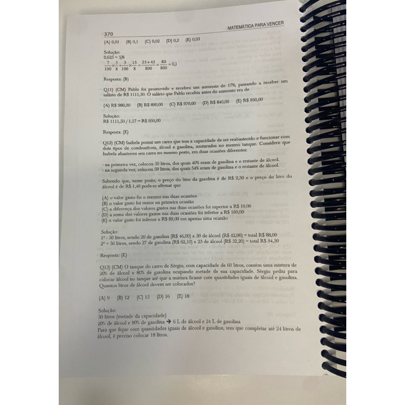 Matemática para Vencer (Impressão preto e branco) — imagem 2 de 2