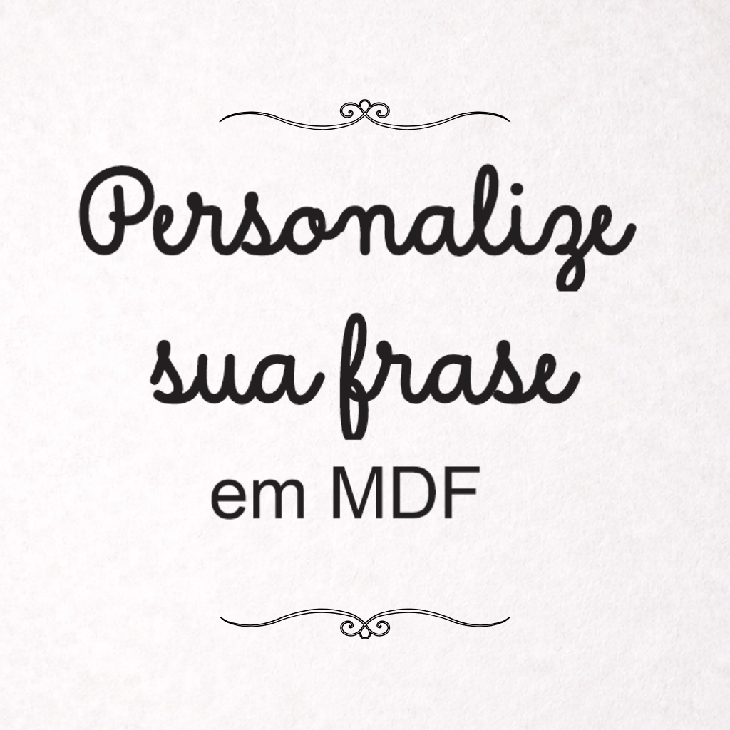 Frase Personalizada em MDF Lettering Personalize Kit Palavras Parede Variados + Mini aplique