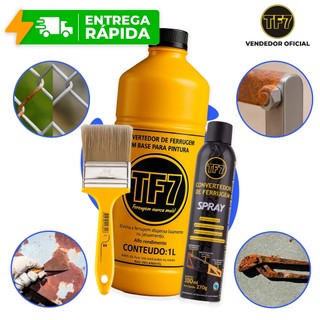 TF7 Com ou Sem Pincel Fundo Convertidor de Ferrugem E Base Líquida Original Limpa Prime T…