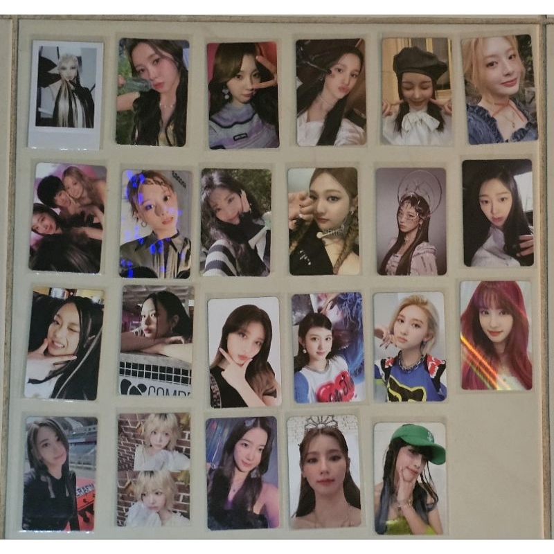 Photocards OFICIAIS Kpop Girlgroups Blackpink Twice Aespa IVE New Jeans STAYC Le Sserafim IZ*ONE Yena idle Miyeon