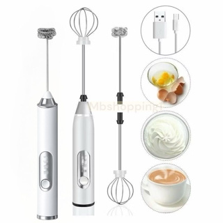 Kit 2 Batedor Misturador Mixer Elétrico para Bebidas Leite  Café   Suco  Vitamina Fitness Ovo 2 em 1 em Oferta na Shopee