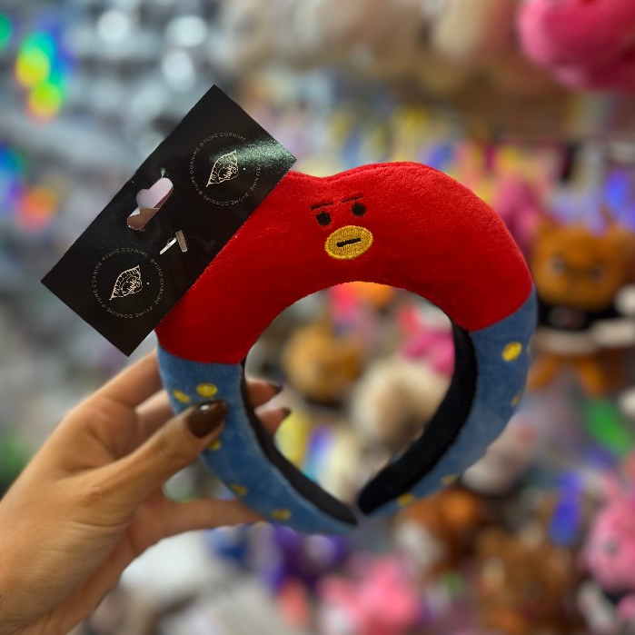 Tiara para skin care/maquiagem BT21/BTS