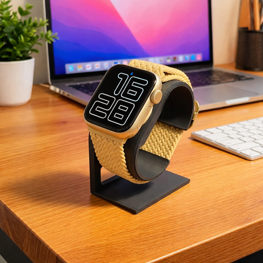 Suporte Apple Watch | Base de Carregamento Dock para Apple Watch | Organizador de Mesa