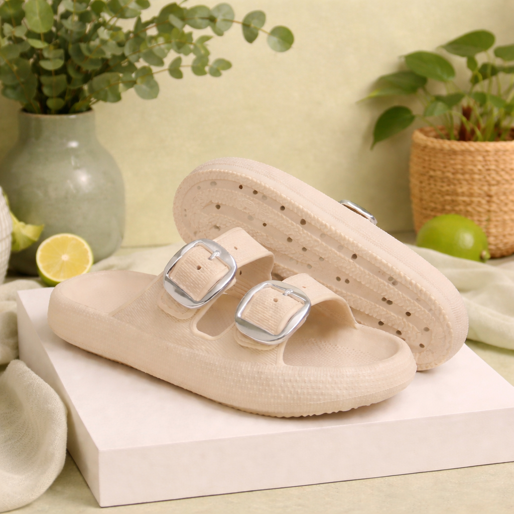 Sandália Birken Chinelo Anatômica Papete Tira Dupla com Fivela Conforto Extremo Tendência da Moda