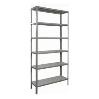 Prateleira Estante De Aço Galvanizado 198x90 Com 6 Divisória