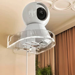 Suporte Multiuso Autocolante Resistente Câmeras Babás Eletrônicas Decoração Organizador Furos Fios