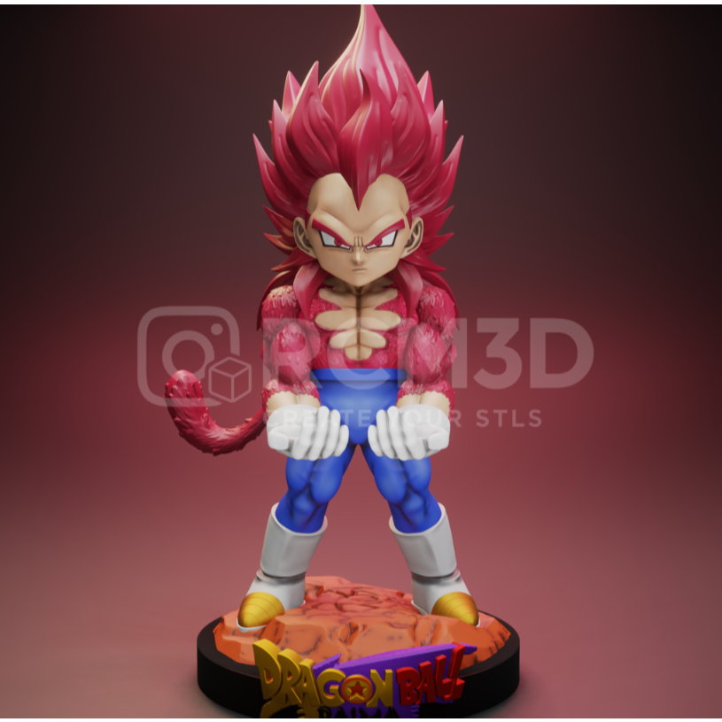 Suporte Vegeta Super Saiyajin 4 SSJ4 – Dragon Ball GT | Suporte para Controle e Celular | Decoração Geek em Oferta na Shopee