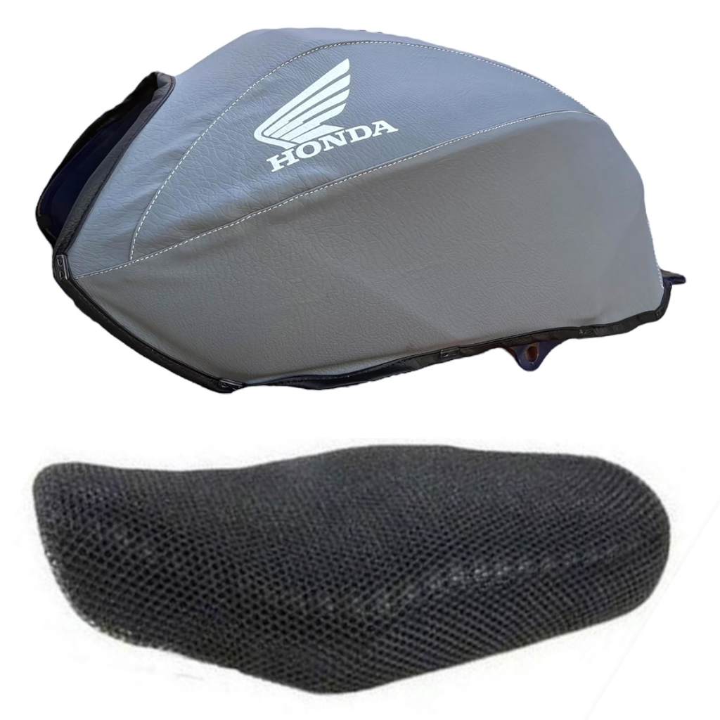 Capa Tanque Cor Cinza E Capa Banco Termica Titan Fan 125 150 2009 A 2013 Antitérmica Telinha