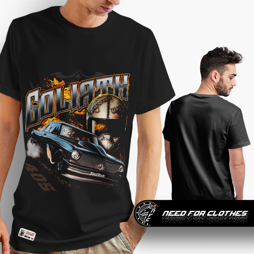 Camiseta Muscle Car Drag Chevy II Nova Street Outlaws Big Block V8 FuelTech Drag Racing