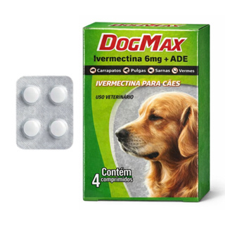 Tratamento Antiparasitário 4 Em 1 P/ Cães de 15kg a 30kg - Ivermectina 6mg em Oferta na Shopee