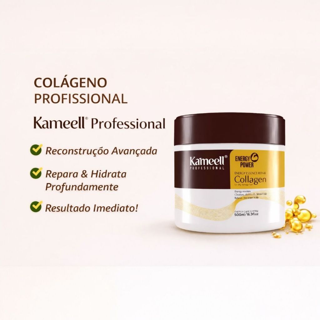 Mascara Collagen energy Power linha premium em Oferta na Shopee