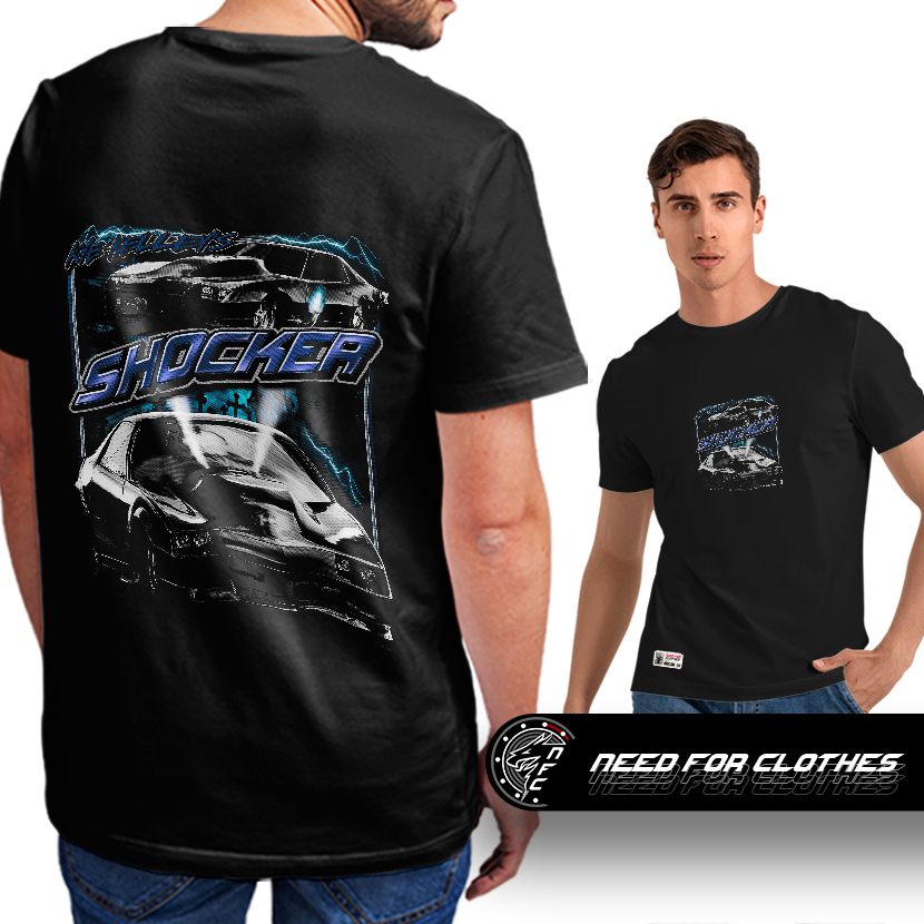 Camiseta Muscle Car Drag Chevy Camaro Shockwave Big Block V8 Street Outlaws Drag Racing