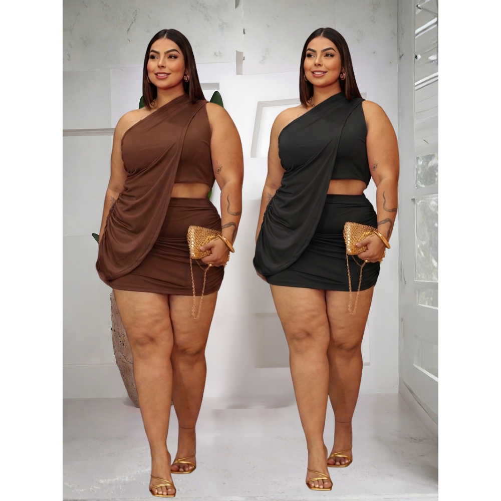 Conjunto Feminino Bata Mula Manca Plus Size Suplex Cintura Alta Moda Gringa 3 Pecas em Oferta na Shopee