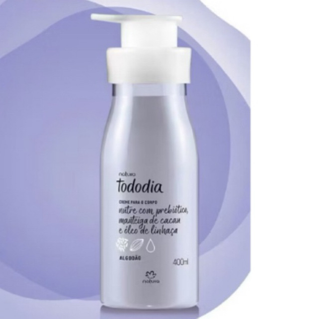 Creme Desodorante Nutritivo Para o Corpo Tododia Algodão 400