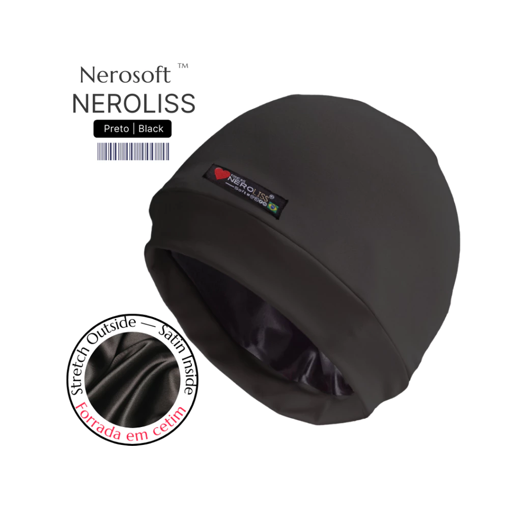 Touca de nero forrada em cetim NeroSoft NeroLiss
