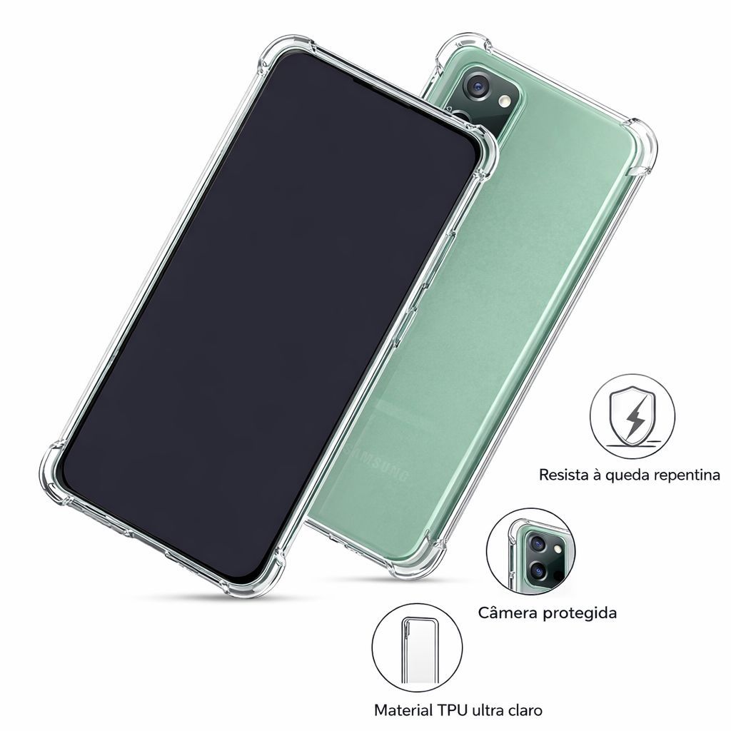 Capas Capinha Anti Impacto Transparente Para Samsung Galaxy S25 FE / S25 / S25 PLUS