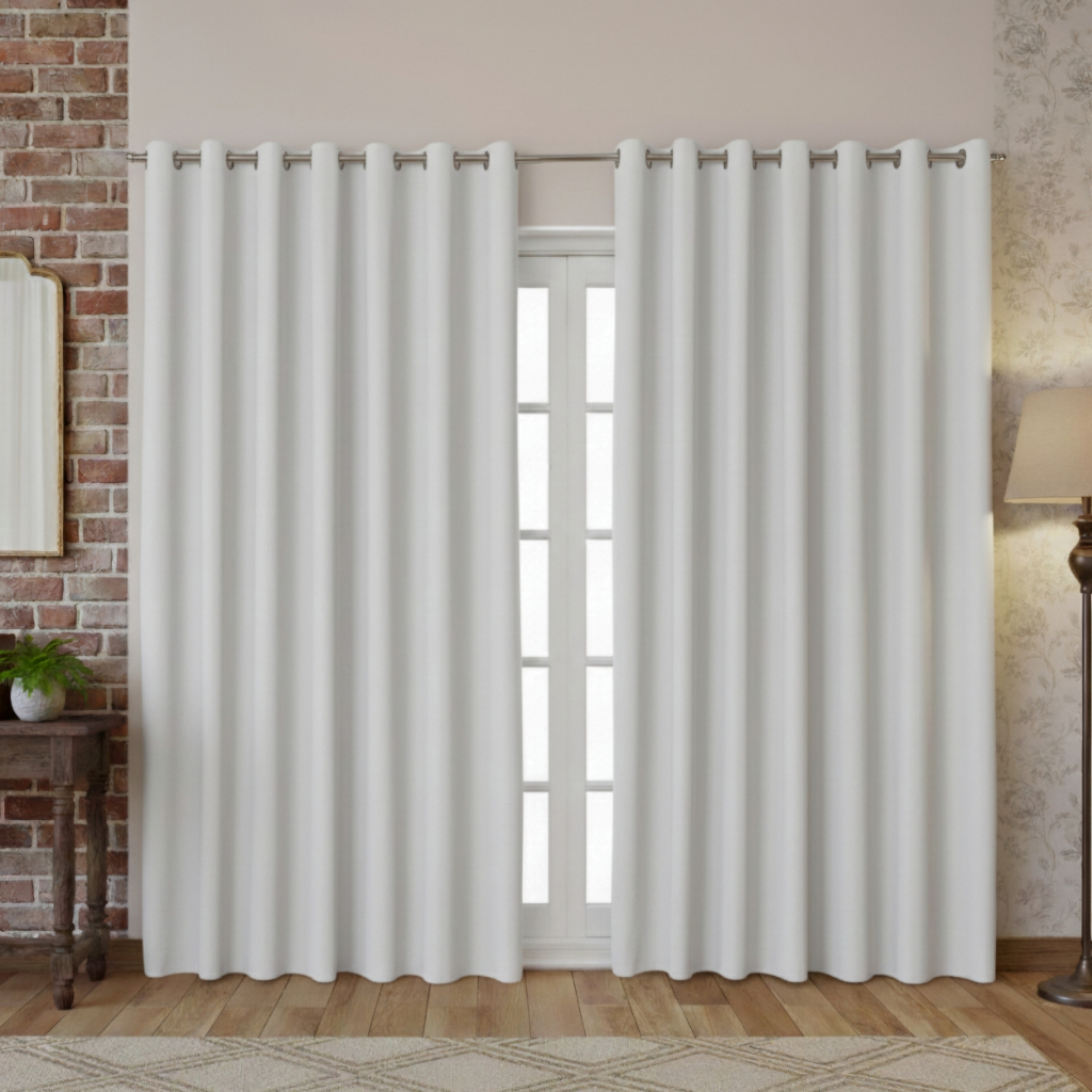 Cortina Blackout 2,80m x 1,80m ou 2,30m para Varão Sala Quarto 2 Partes Corta Luz