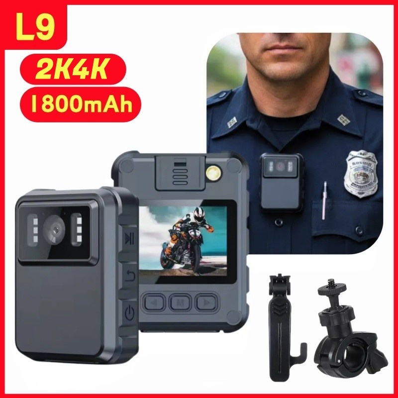 Câmera Esportiva Para Motocicleta 2K HD  Gravador De Direção Com Clipe Traseiro