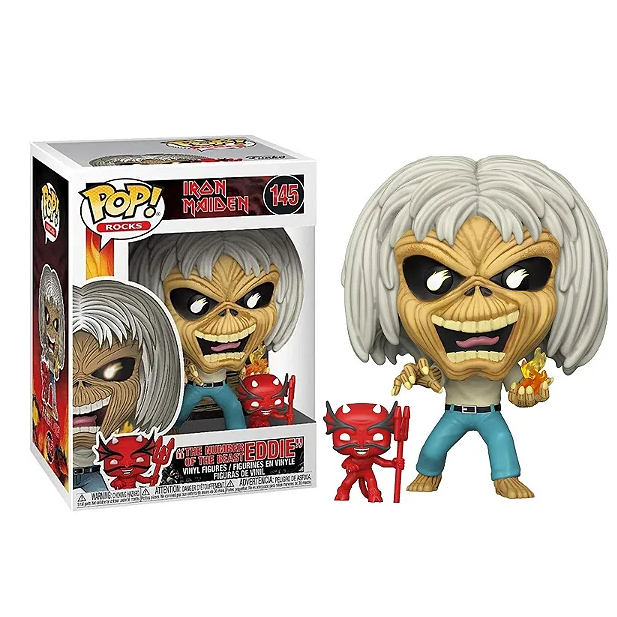 Funko Pop! Rocks: Iron Maiden – The Number of the Beast Eddie #145