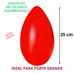 Brinquedo Para Cachorro Interativo Ovo Fujão Porte GRANDE