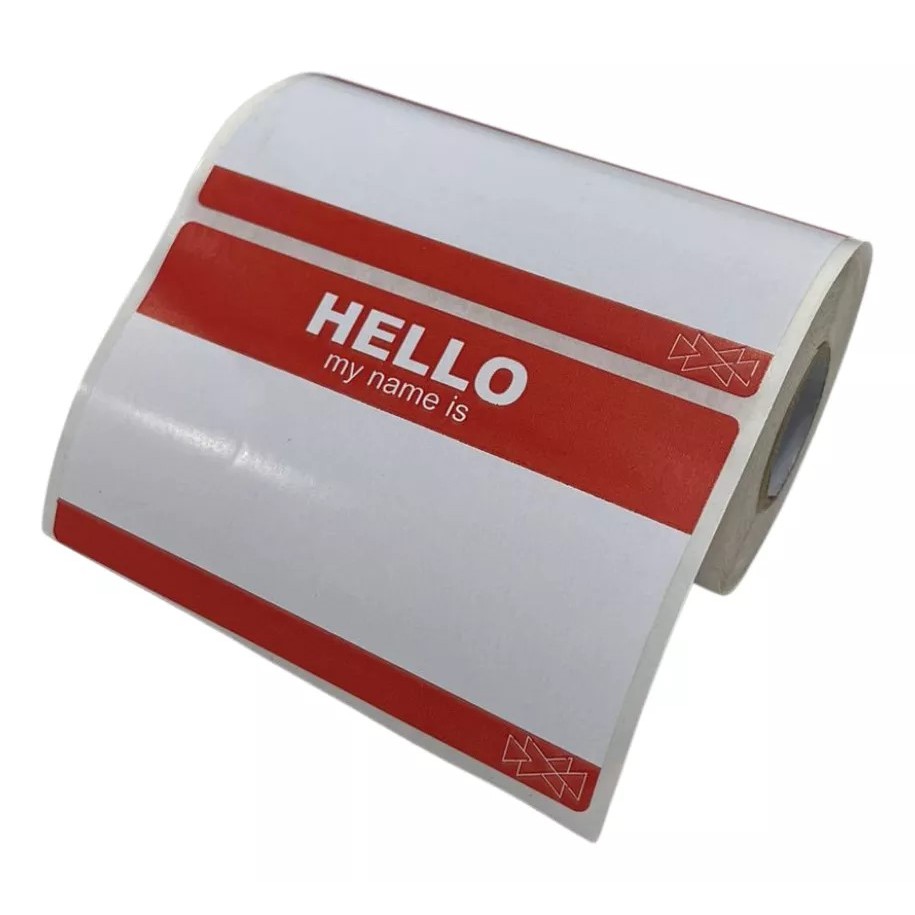 100 Hello My Name Is Vermelha