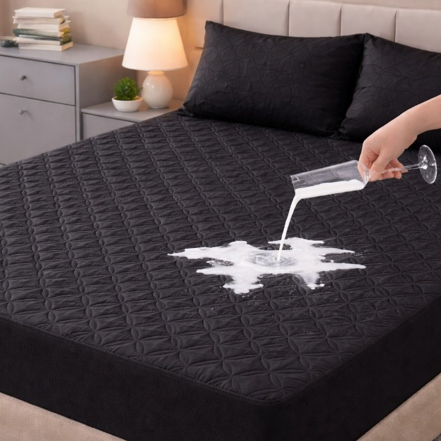 Capa Impermeável para Colchão Protetor com Elástico Solteiro Casal Queen e King em Oferta na Shopee