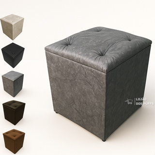 PUFF BAU SUEDE PORTA OBJETOS BRINQUEDO SAPATOS ROUPAS DECORAÇÃO CASA QUARTO PENTEADEIRA PUF PROMOÇÃO em Oferta na Shopee