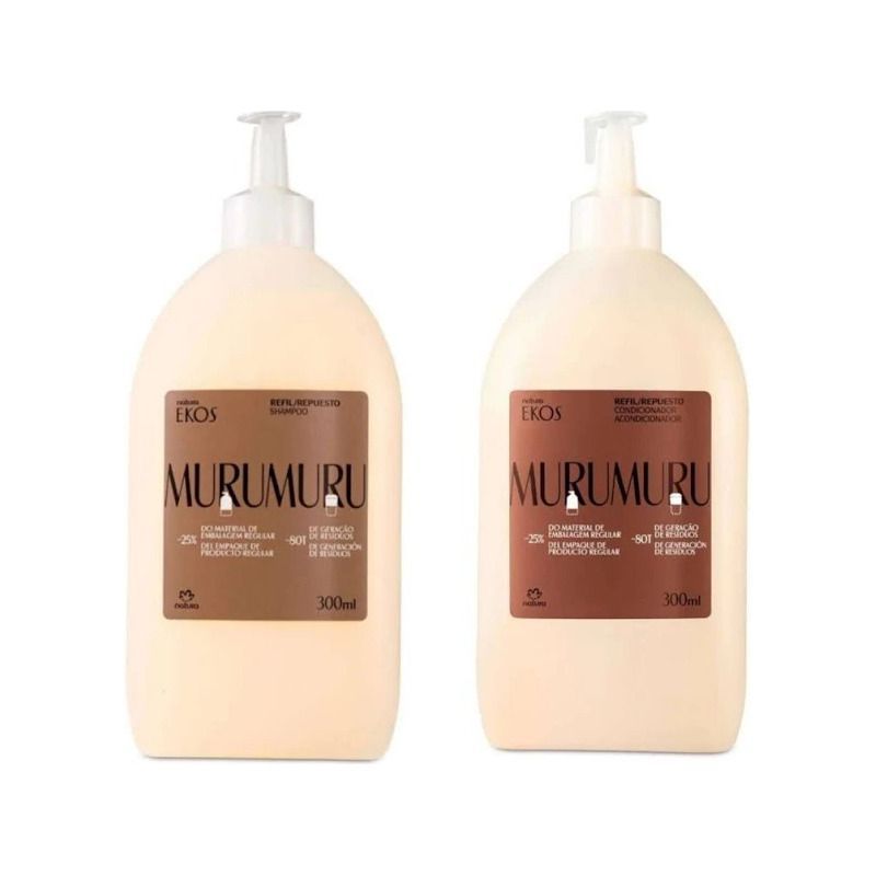 Kit REFIL Ekos Murumuru Shampoo e Condicionador 300ml - Natura