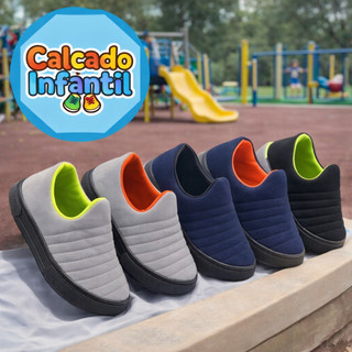 Tênis Infantil Calce Fácil Sem Cadarço Slip On Leve Escolar Passeio Menino Menina Unissex