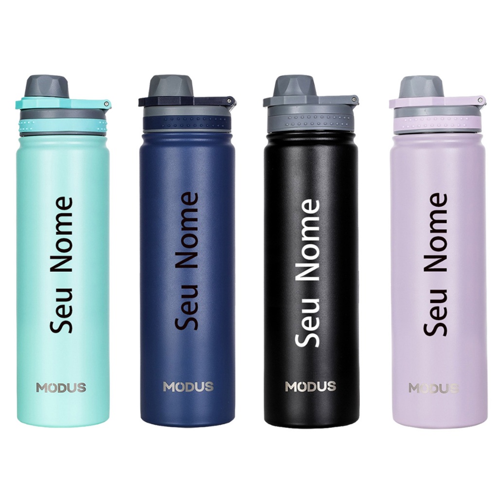 Personalizar estampa Garrafa Térmica Inox 750ML A Vácuo Para Academia, Camping e Viagem em Oferta na Shopee